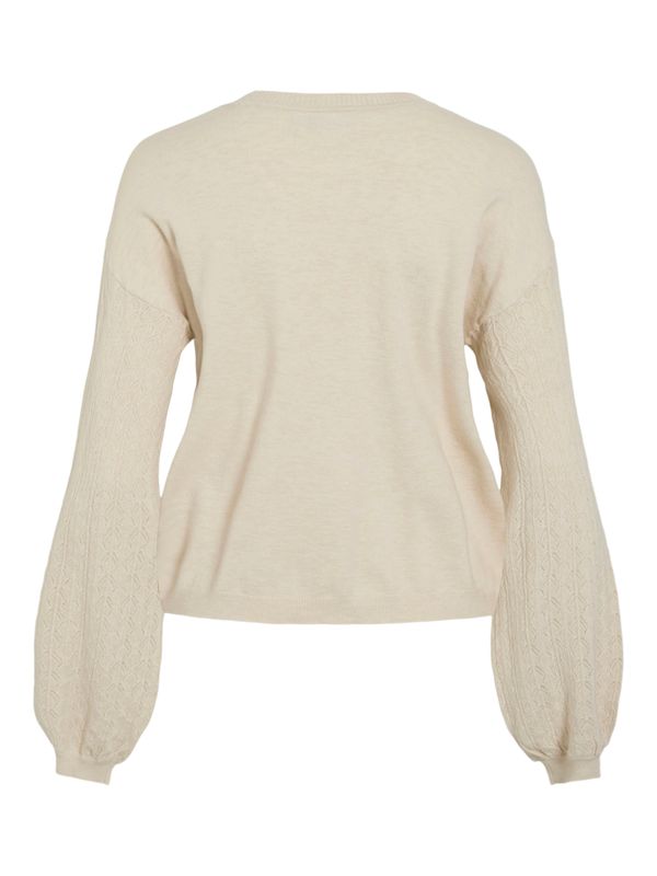 VIEMI NEW O-NECK L/S KNIT TOP/TES