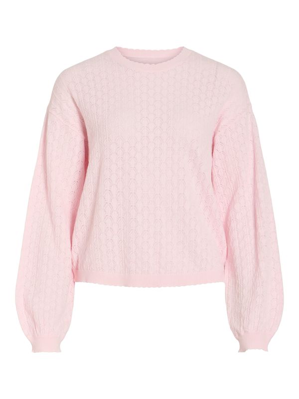 VIEMI NEW O-NECK L/S KNIT TOP/TES