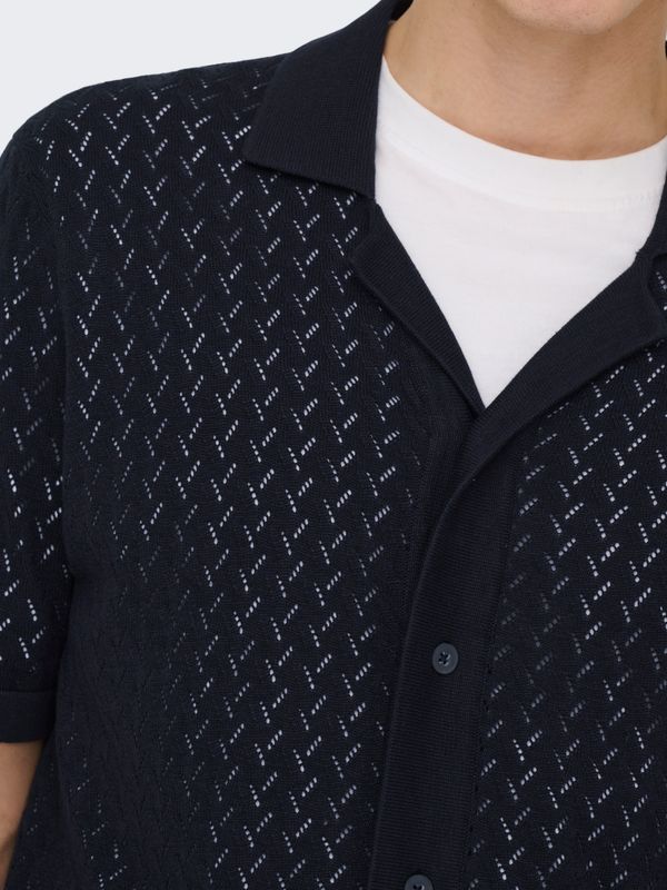 ONSSANTO REG SS RESORT SHIRT KNIT FRML