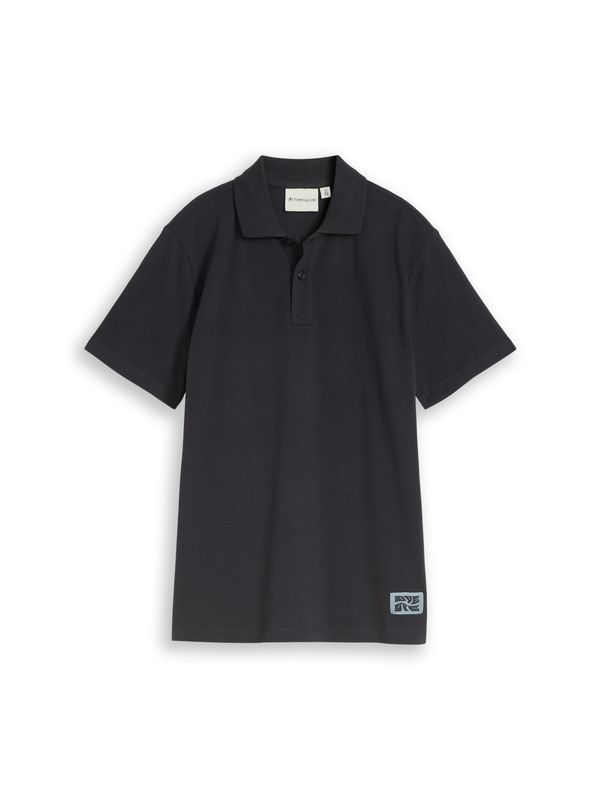 Piqué Poloshirt mit Logo-Badge
