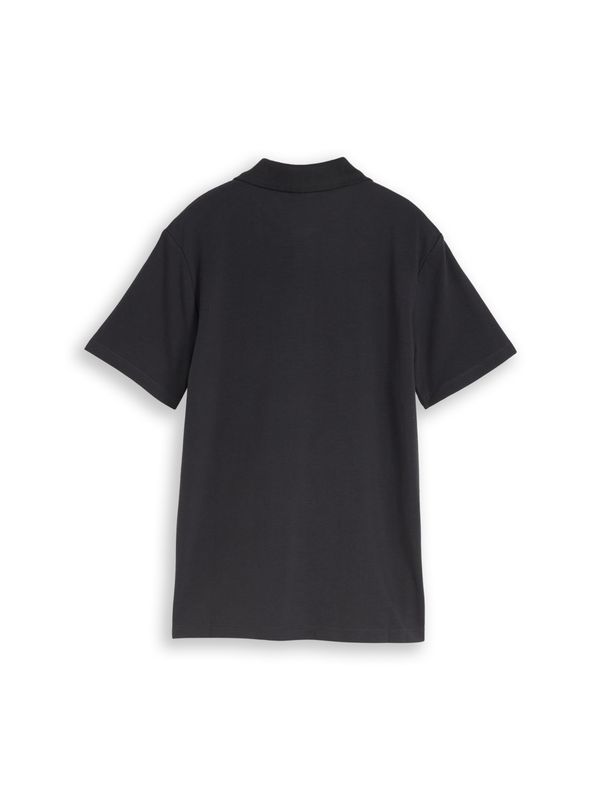 Piqué Poloshirt mit Logo-Badge