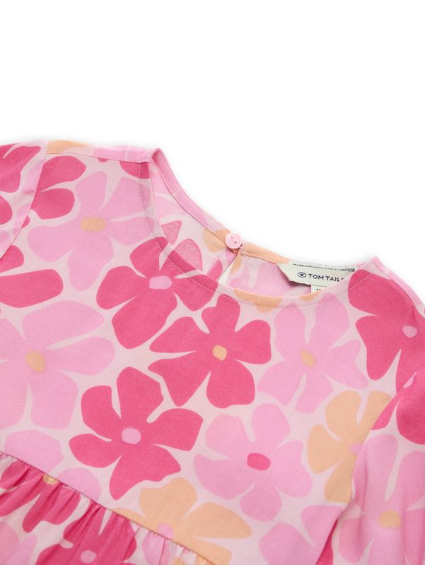 Mini-Kleid mit Volant