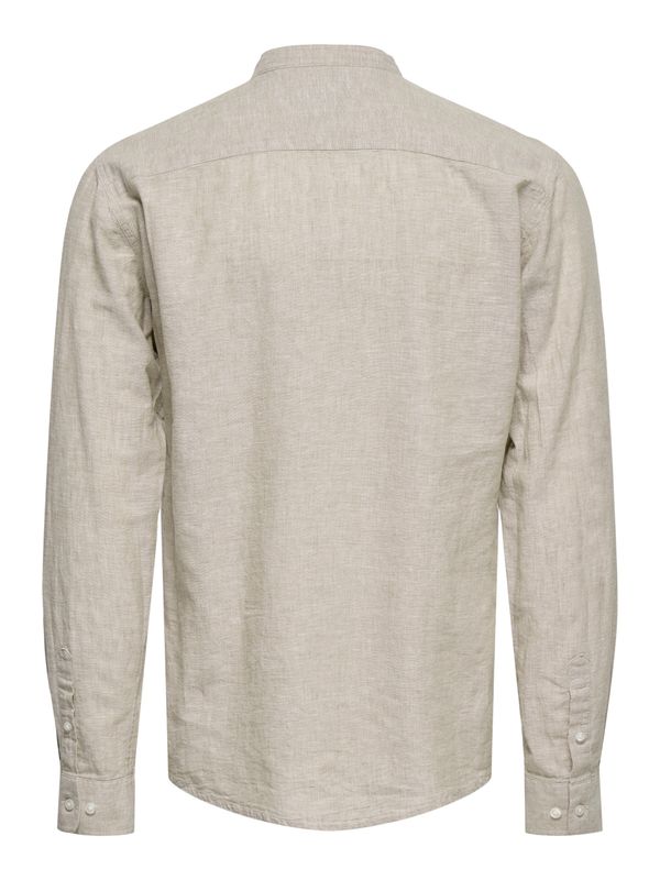 ONSCAIDEN LIFE LS LINEN BLEND MAO NOOS