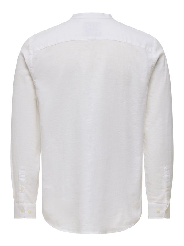ONSCAIDEN LIFE LS LINEN BLEND MAO NOOS