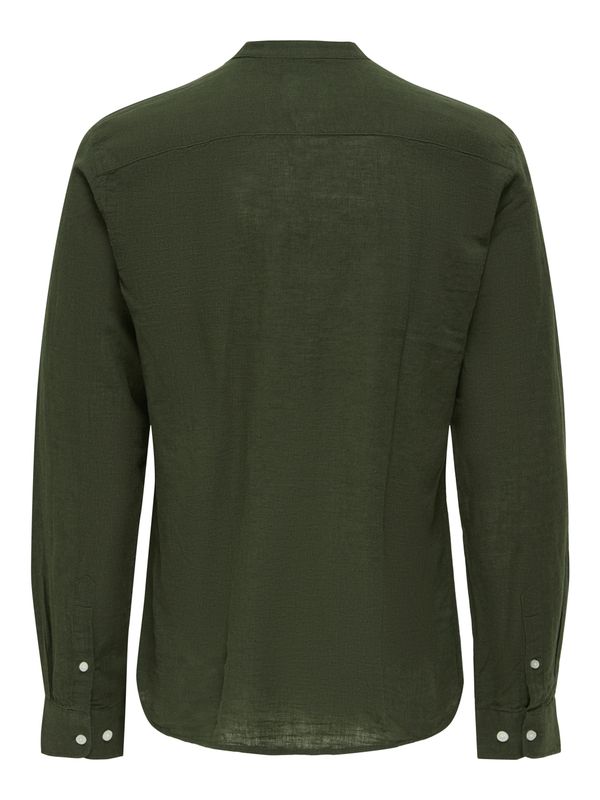 ONSCAIDEN LIFE LS LINEN BLEND MAO NOOS