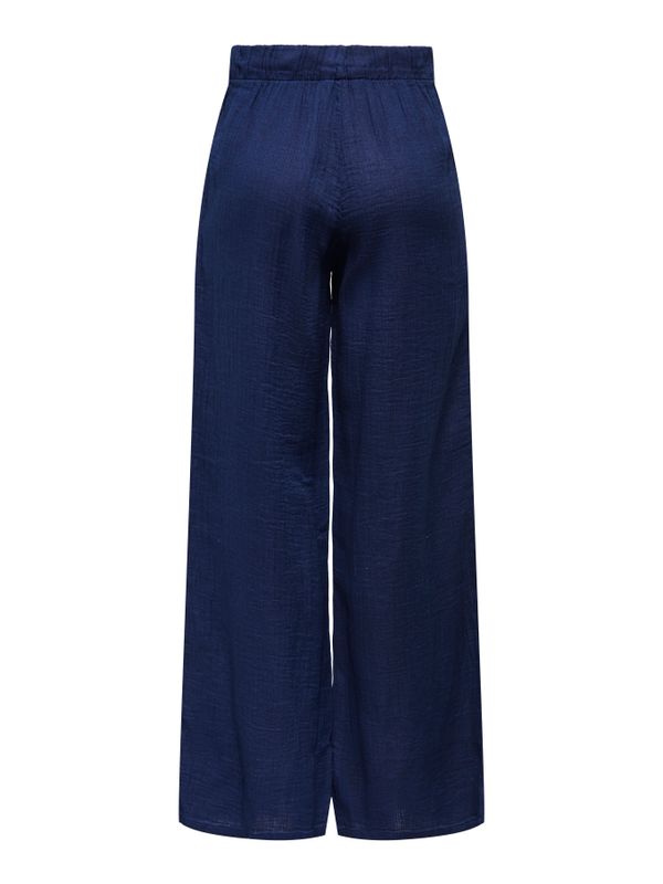 ONLLEONI SEERSUCKER PULL UP PANTS WVN