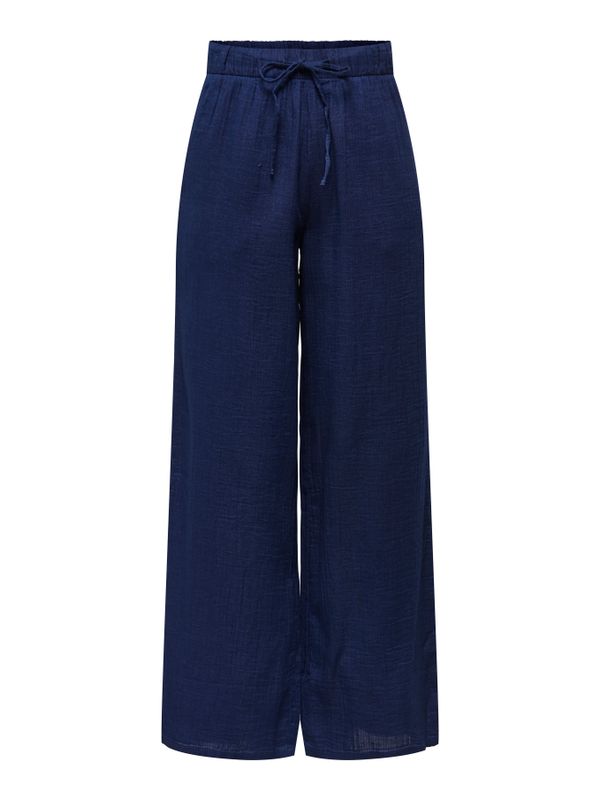 ONLLEONI SEERSUCKER PULL UP PANTS WVN