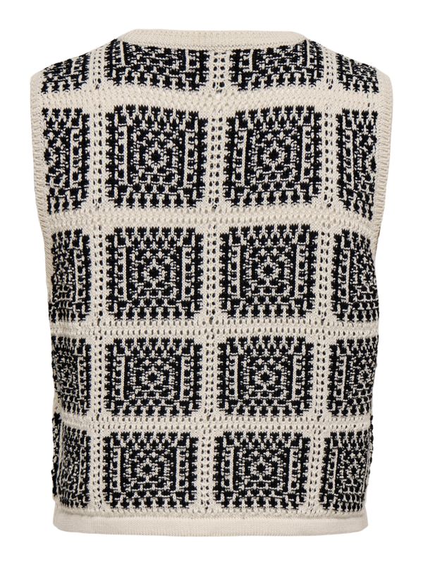 ONLLOA SL STRING CROCHET VEST KNT
