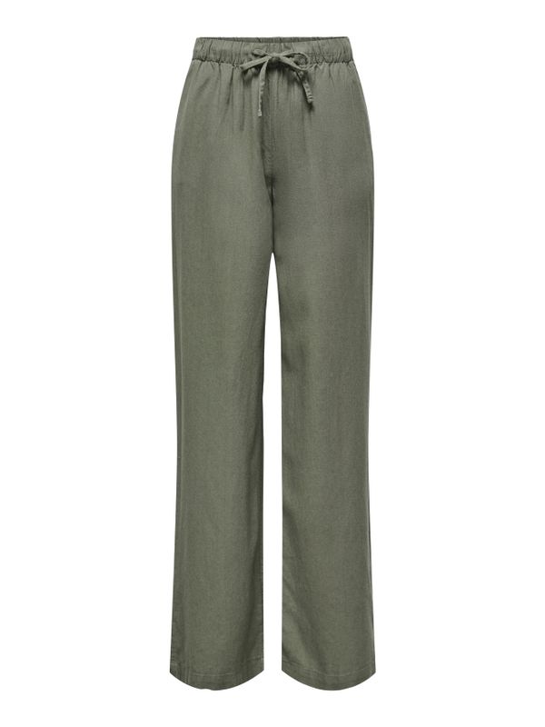 ONLGOA MW LINEN BL PULL-UP PANT CC PNT