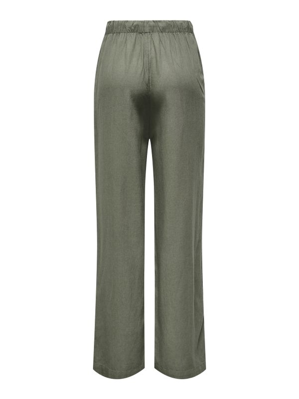 ONLGOA MW LINEN BL PULL-UP PANT CC PNT