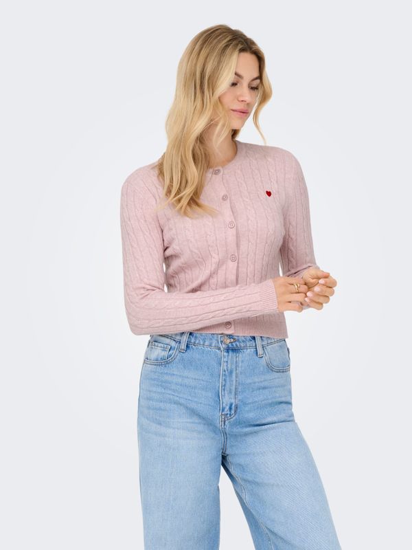 ONLKATIA LS CABLE BUTTON CARDIGAN CC KNT