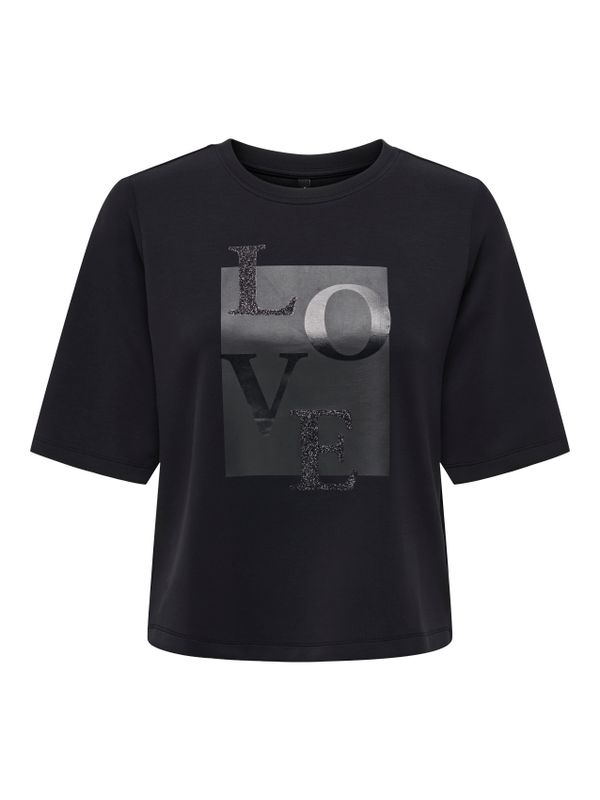 ONLMAYA S/S MODAL PRINT TOP BOX JRS