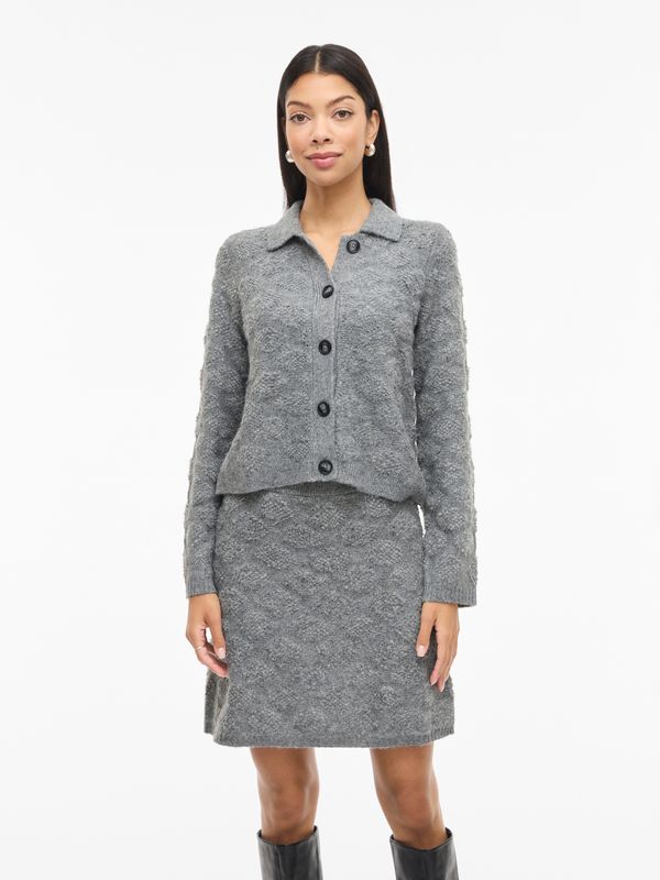 VIAERY COLLAR L/S KNIT CARDIGAN