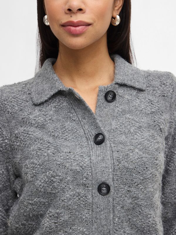 VIAERY COLLAR L/S KNIT CARDIGAN