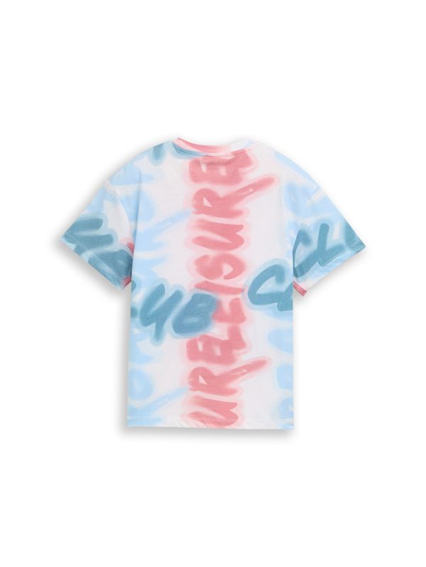 Oversize T-Shirt mit Muster