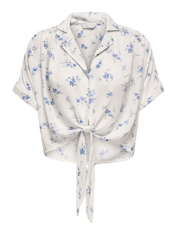 ONLPAULA LIFE S/S TIE SHIRT WVN NOOS
