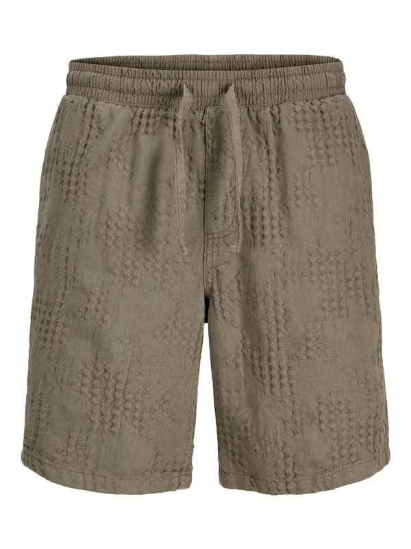 JPSTJAIDEN GREY JAQUARD JOGGER SHORT REG