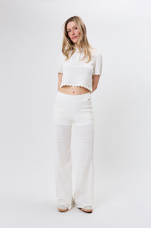 aurea flared knit pant