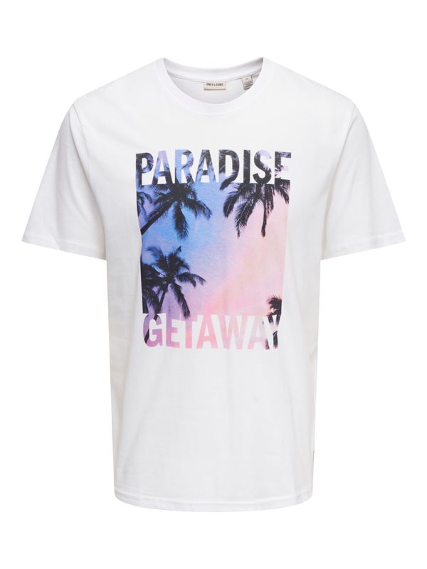 ONSMAGDY LIFE REG PHOTOPRINT SS TEE