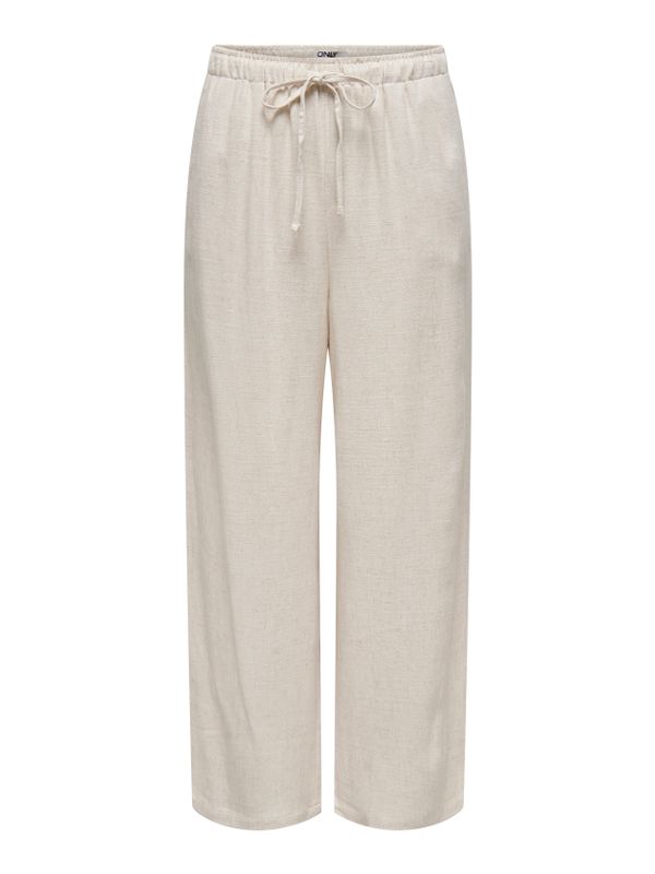 ONLSIESTA MW PULL-UP LINEN BL PNT NOOS
