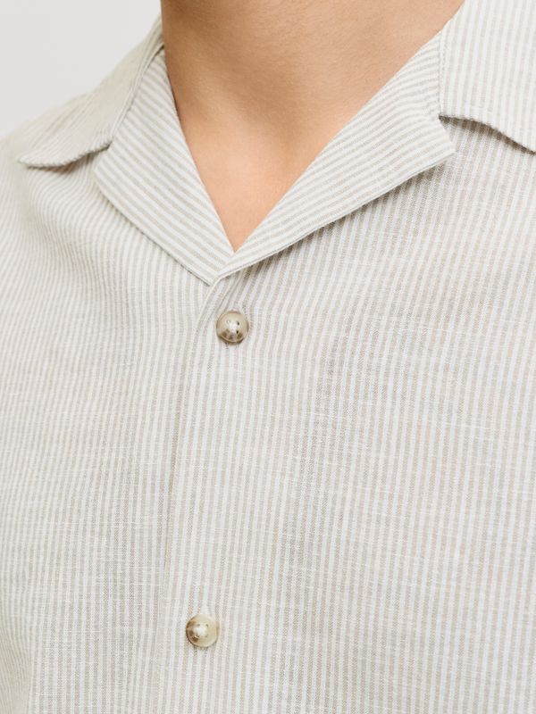 JJESUMMER LINEN BLEND RESORT SHIRT SS SN