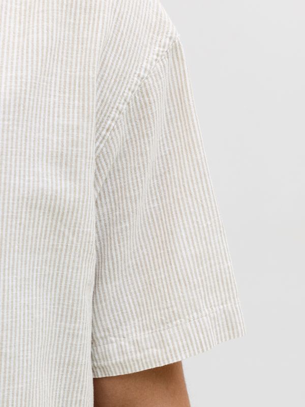 JJESUMMER LINEN BLEND RESORT SHIRT SS SN