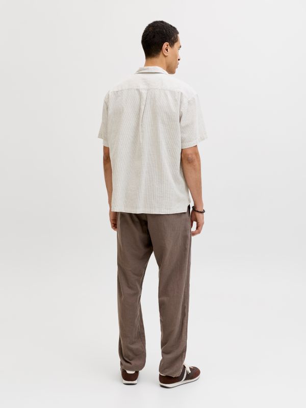 JJESUMMER LINEN BLEND RESORT SHIRT SS SN