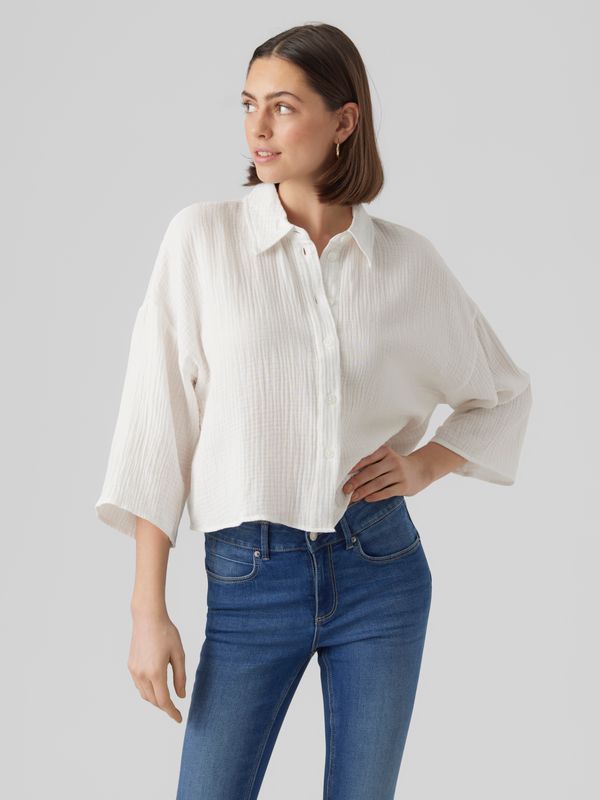VMNATALI CROP SHIRT WVN NOOS