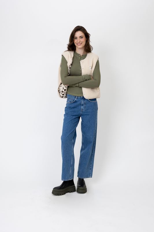 Magnolia Reversible Fleece Vest