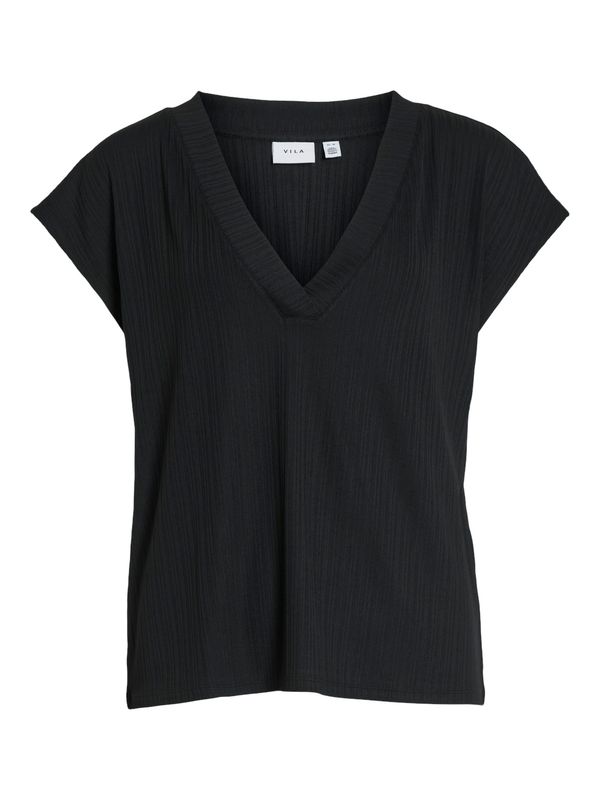 VIOFELIA V-NECK S/S TOP/R