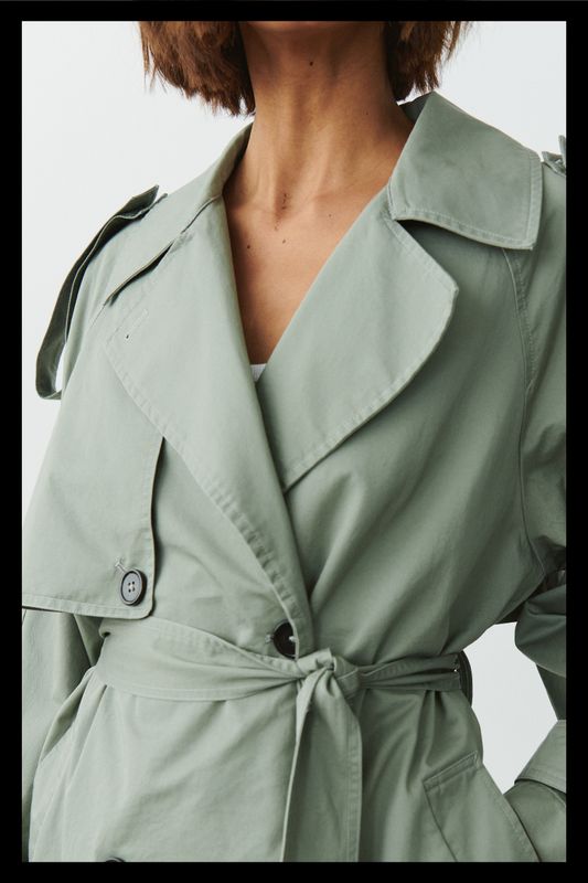 Maxi trenchcoat