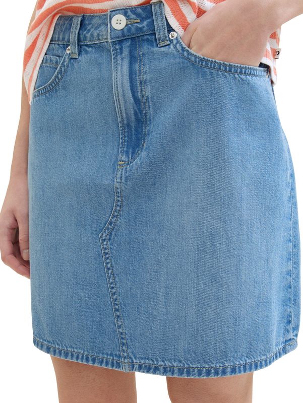 five pocket denim skirt