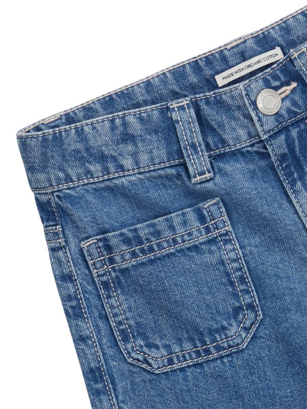 Wide Leg Jeans mit Bio-Baumwolle