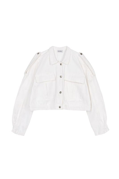 White denim jacket topshop cheap