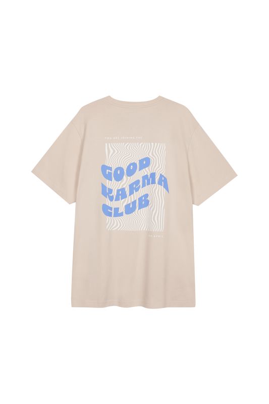 Oh April - 
  Boyfriend
  T-Shirt Cappuccino Good Karma Club