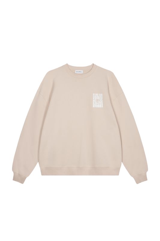 Oh April - 
  Oversized
  Sweater Cappuccino Breezy
