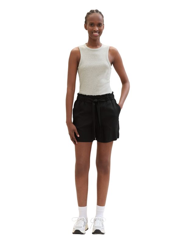 Paperbag-Shorts mit TENCEL(TM) Lyocell