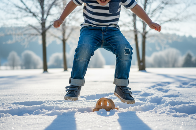 der Hintergrund müsste winterlicher sein ansonsten perfekt
