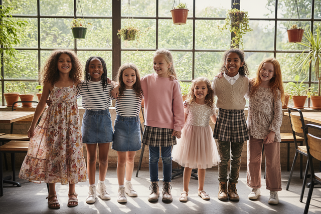 kleine mädchen also kinder