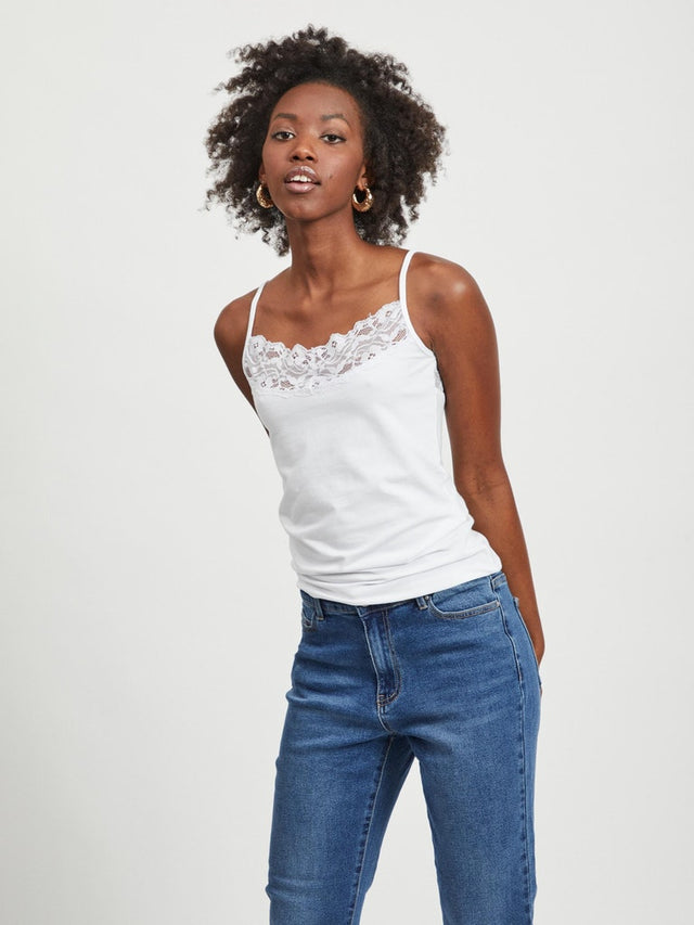 VIOFFICIEL LACE STRAP TOP - NOOS