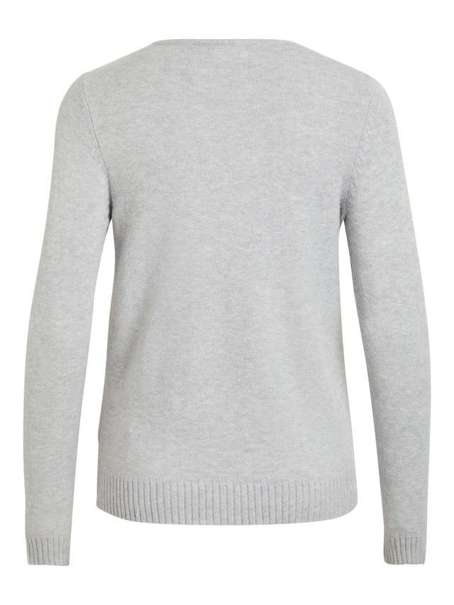 VIRIL V-NECK L/S  KNIT TOP - NOOS