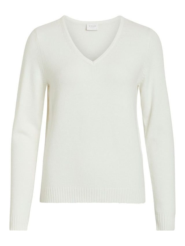 VIRIL V-NECK L/S  KNIT TOP - NOOS