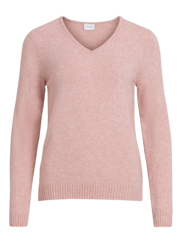 VIRIL V-NECK L/S  KNIT TOP - NOOS