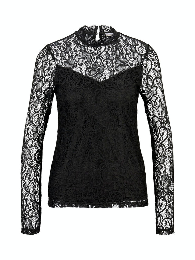 all over lace blouse