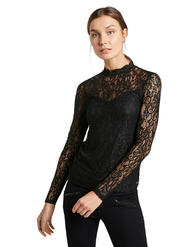 all over lace blouse