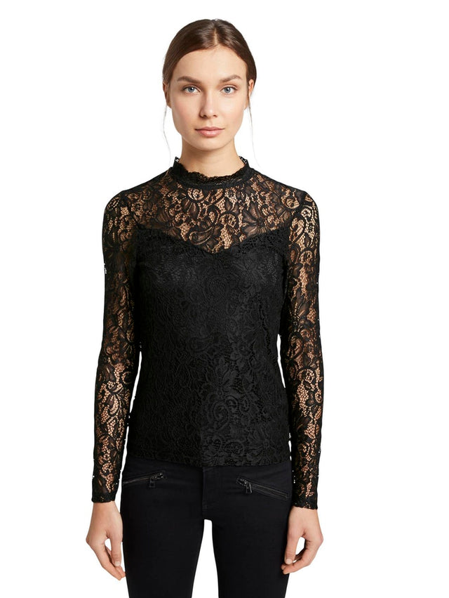 all over lace blouse
