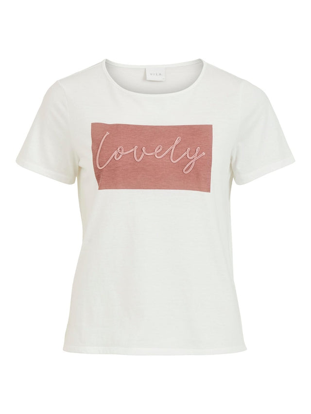 VILINNEA LOVELY S/S T-SHIRT/R