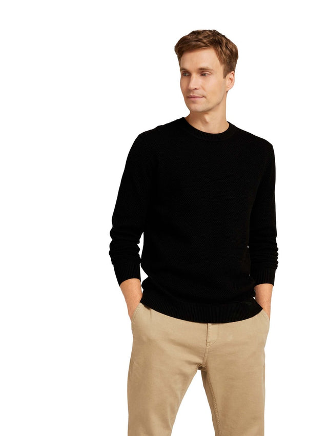 basic structure sweater