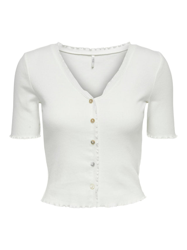 ONLLAILA S/S BUTTON TOP JRS