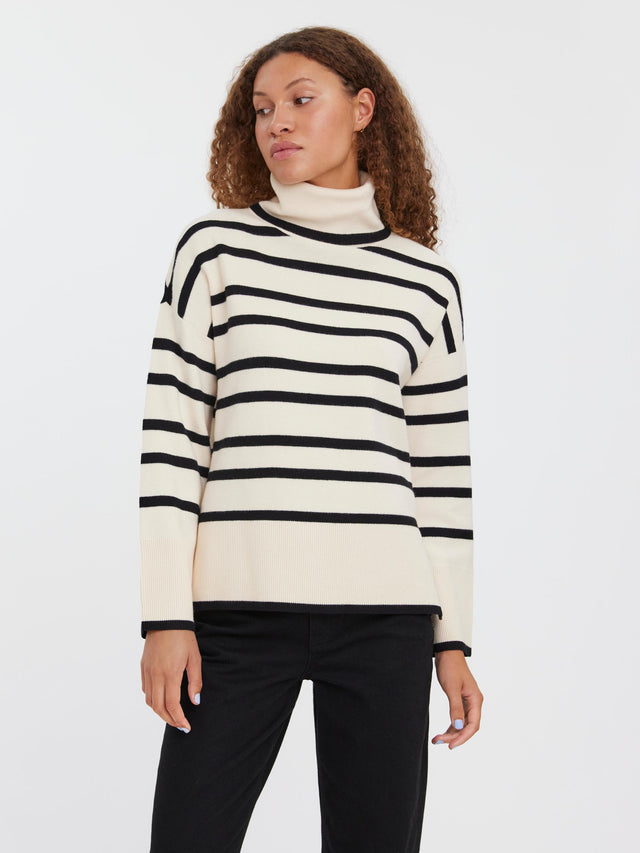 Damen Rollkragen Pullover VMSABA